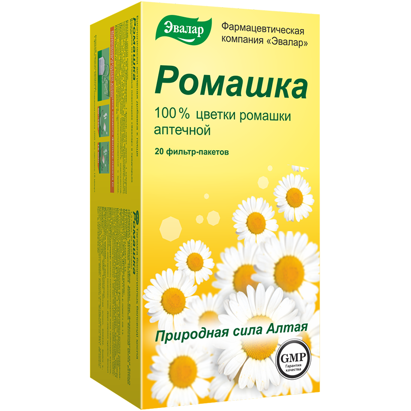 Ромашка — купить по цене 192 руб на официальном сайте Эвалар | Отзывы и ...