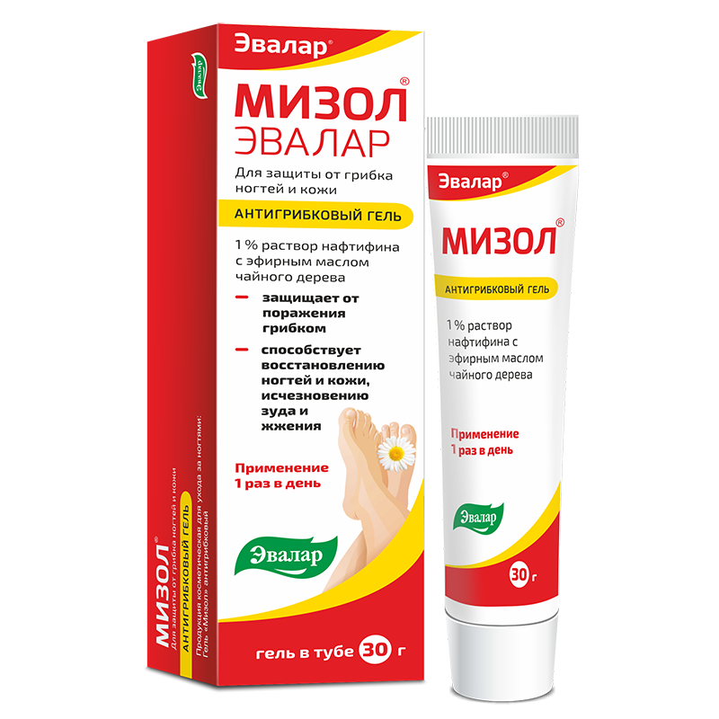 Мизол гель 30 гр — купить по цене 554 руб на официальном сайте Эвалар ...