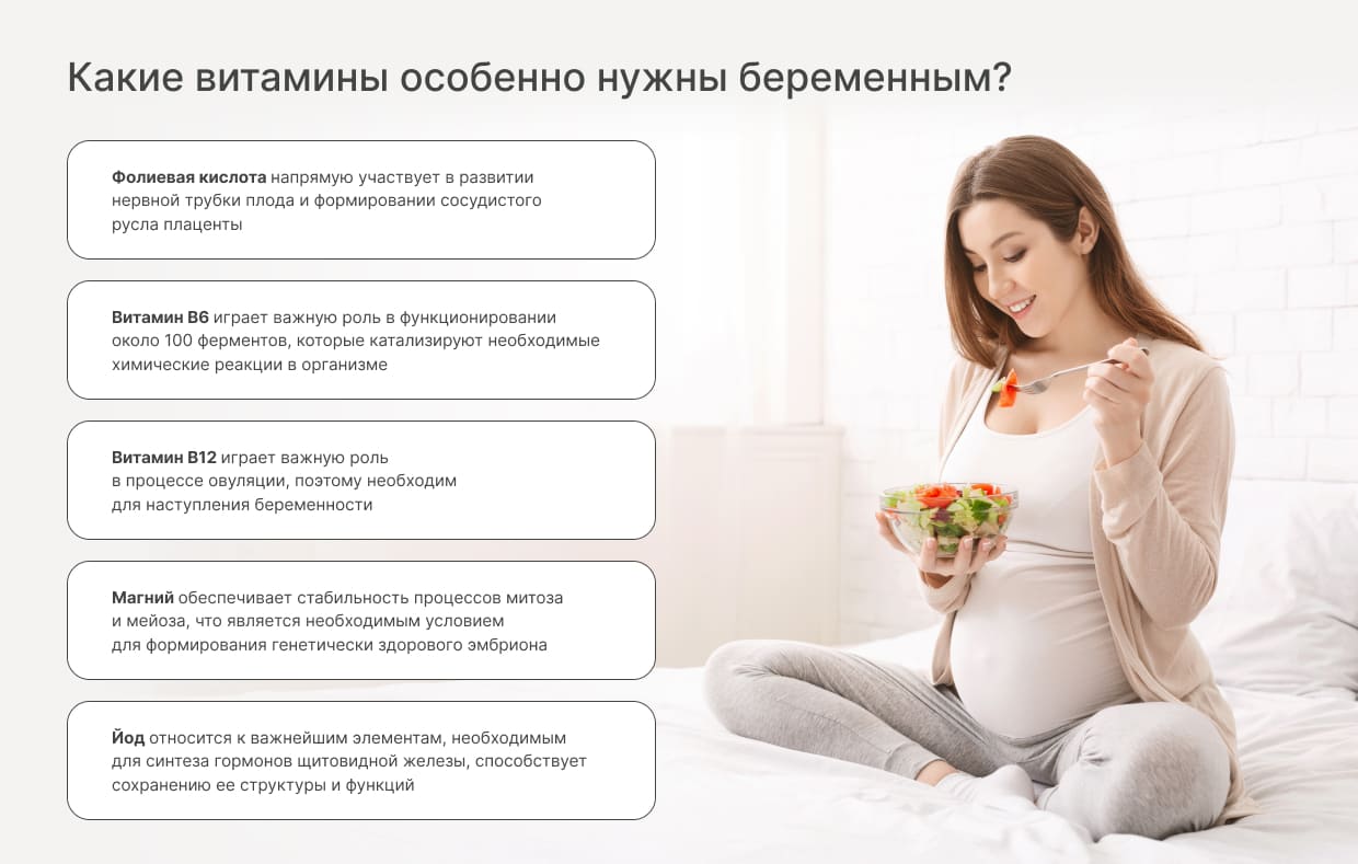 Зачем беременным назначают ВК (витаминный комплекс)