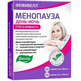 Фемивелл менопауза негормональное средство - инструкция, цена | купить Фемивелл менопауза на официальном сайте Shop.evalar.ru