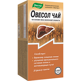 Овесол чай для бережного очищения печени - инструкция, цена | купить чай Овесол на официальном сайте Shop.evalar.ru